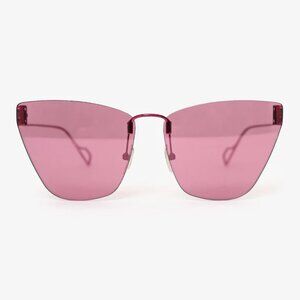 Balenciaga Pink Reflective Sunglasses